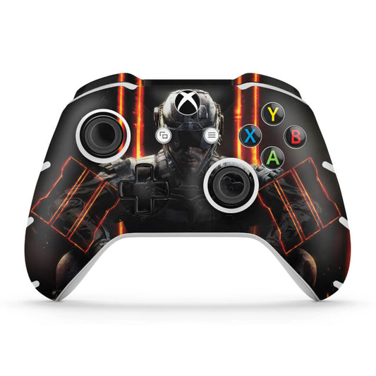 Skin Anti-Rage Xbox One Slim X Controle - Call of Duty Black Ops 3