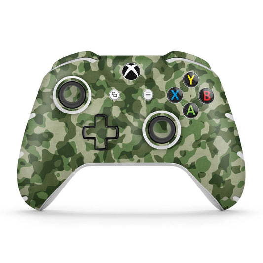 Skin Anti-Rage Xbox One Slim X Controle - Camuflado Verde
