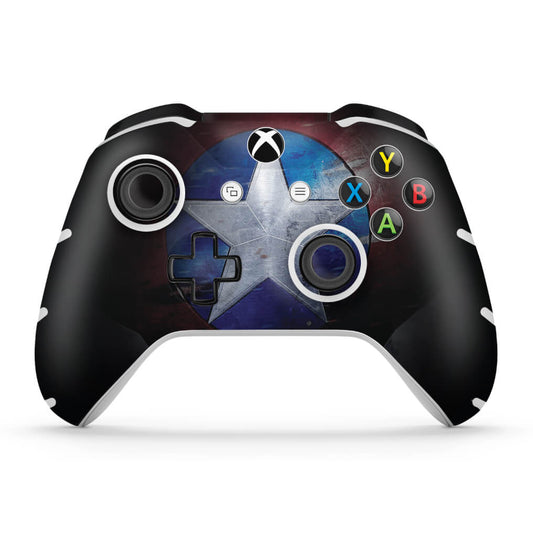 Skin Anti-Rage Xbox One Slim X Controle - Capitão America