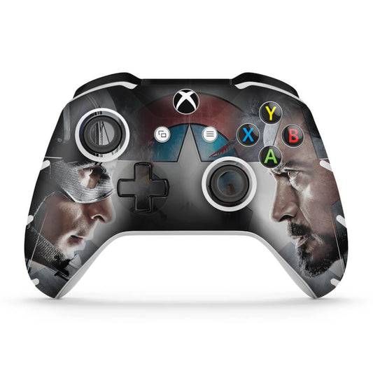 Skin Anti-Rage Xbox One Slim X Controle - Capitão America - Guerra Civil