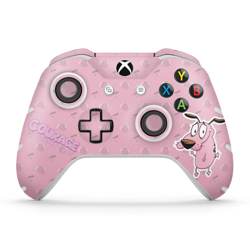 Skin Anti-Rage Xbox One Slim X Controle - Coragem: O cão covarde