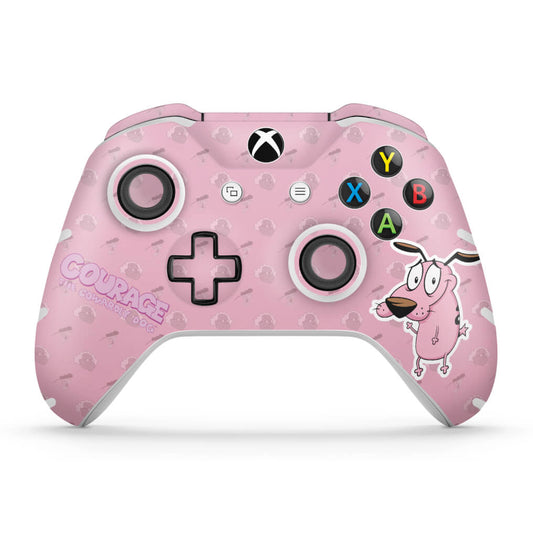Skin Anti-Rage Xbox One Slim X Controle - Coragem: O cão covarde