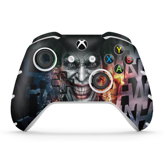 Skin Anti-Rage Xbox One Slim X Controle - Coringa - Joker #A