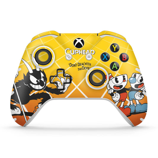 Skin Anti-Rage Xbox One Slim X Controle - Cuphead