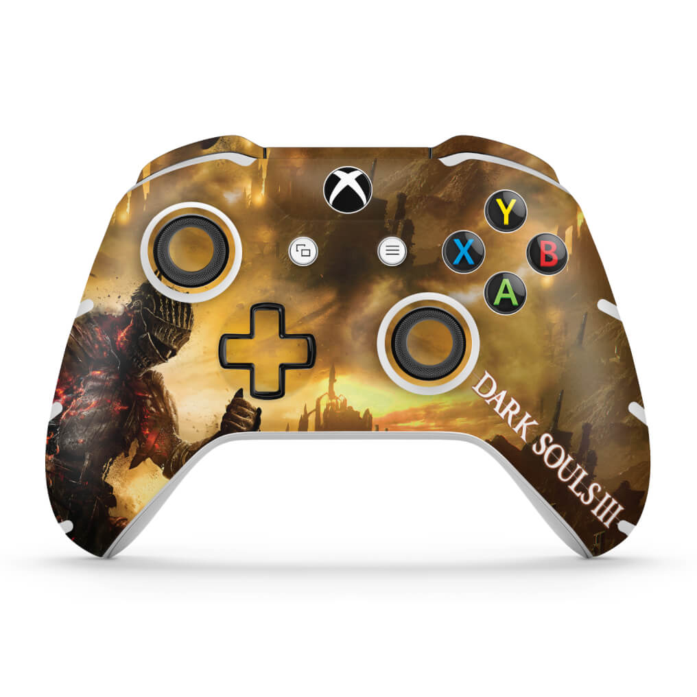 Skin Anti-Rage Xbox One Slim X Controle - Dark Souls 3