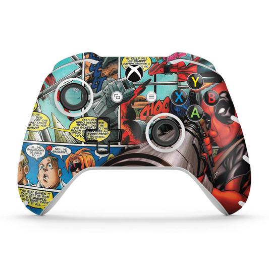 Skin Anti-Rage Xbox One Slim X Controle - Deadpool