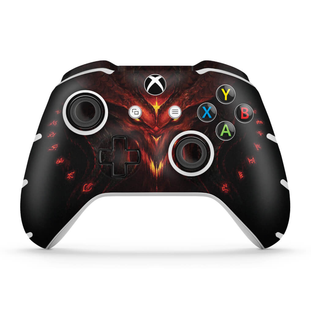 Skin Anti-Rage Xbox One Slim X Controle - Diablo