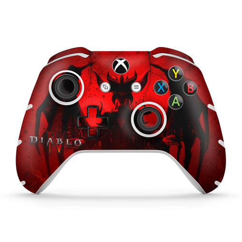 Skin Anti-Rage Xbox One Slim X Controle - Diablo IV 4