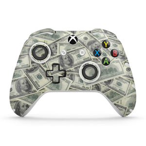 Skin Anti-Rage Xbox One Slim X Controle - Dollar Money Dinheiro