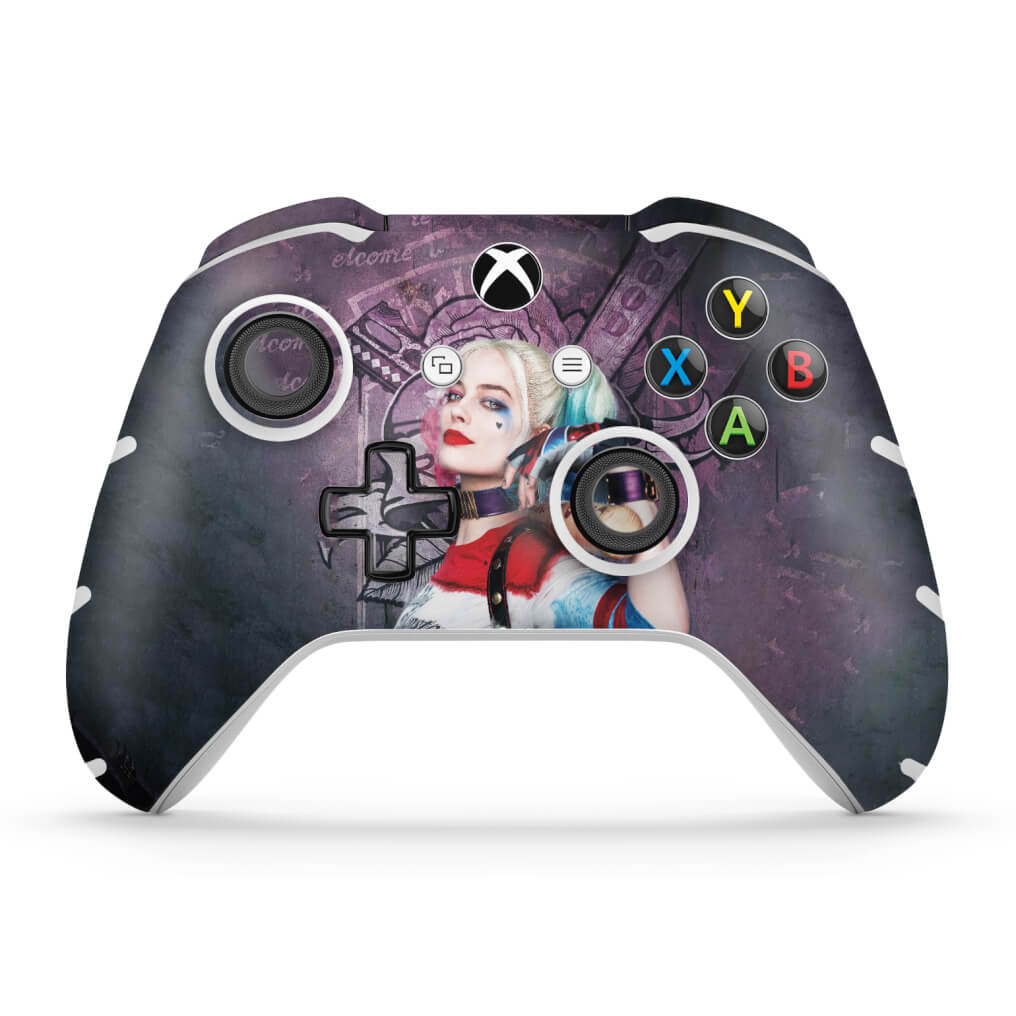 Skin Anti-Rage Xbox One Slim X Controle - Esquadrão Suicida #C