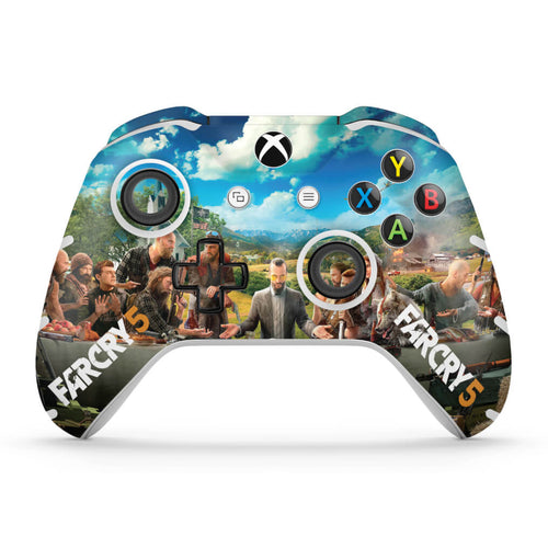 Skin Anti-Rage Xbox One Slim X Controle - Far Cry 5
