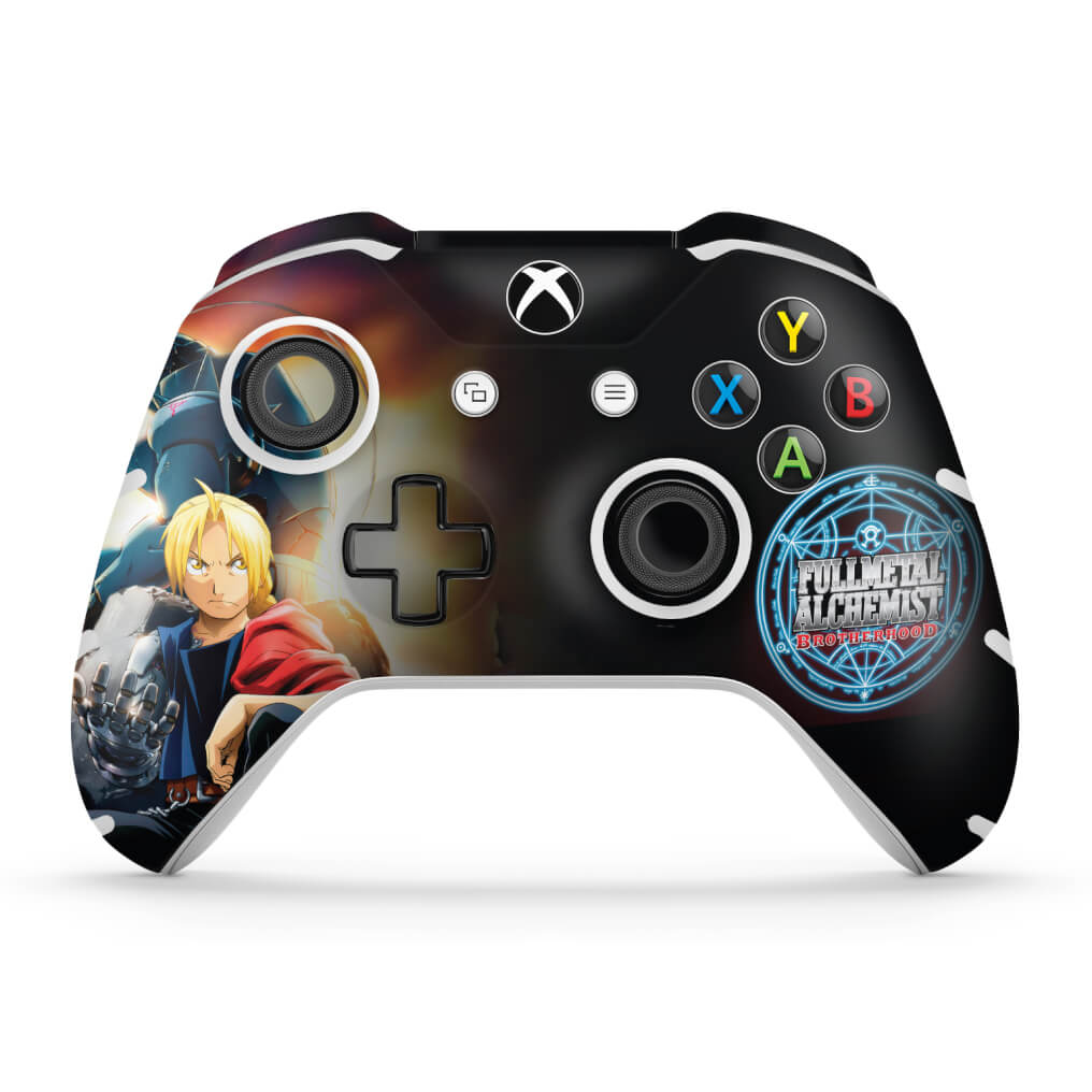 Skin Anti-Rage Xbox One Slim X Controle - Fullmetal Alchemist: Brotherhood
