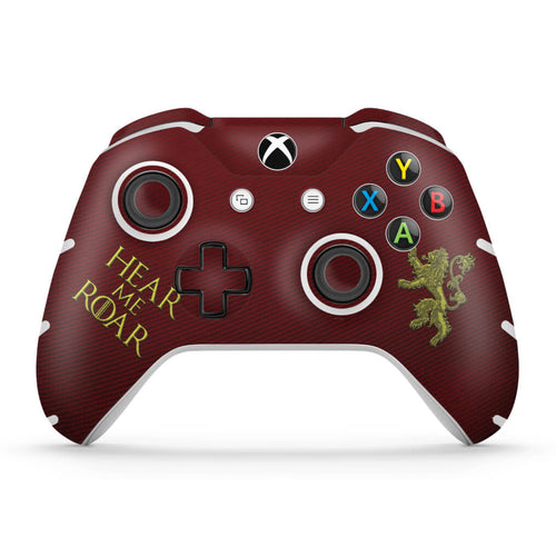 Skin Anti-Rage Xbox One Slim X Controle - Game Of Thrones Lannister