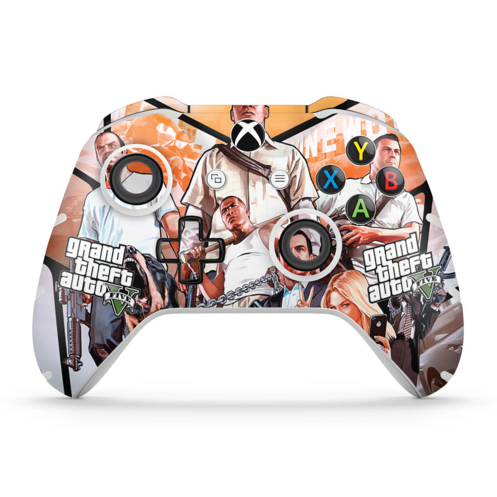 Skin Anti-Rage Xbox One Slim X Controle - GTA V