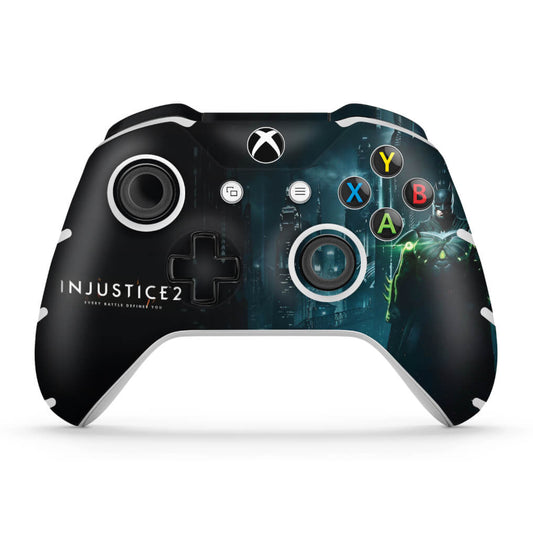 Skin Anti-Rage Xbox One Slim X Controle - Injustice 2