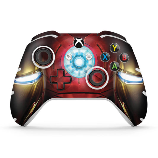 Skin Anti-Rage Xbox One Slim X Controle - Iron Man - Homem de Ferro