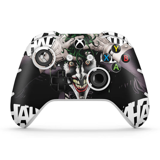 Skin Anti-Rage Xbox One Slim X Controle - Joker Coringa Batman