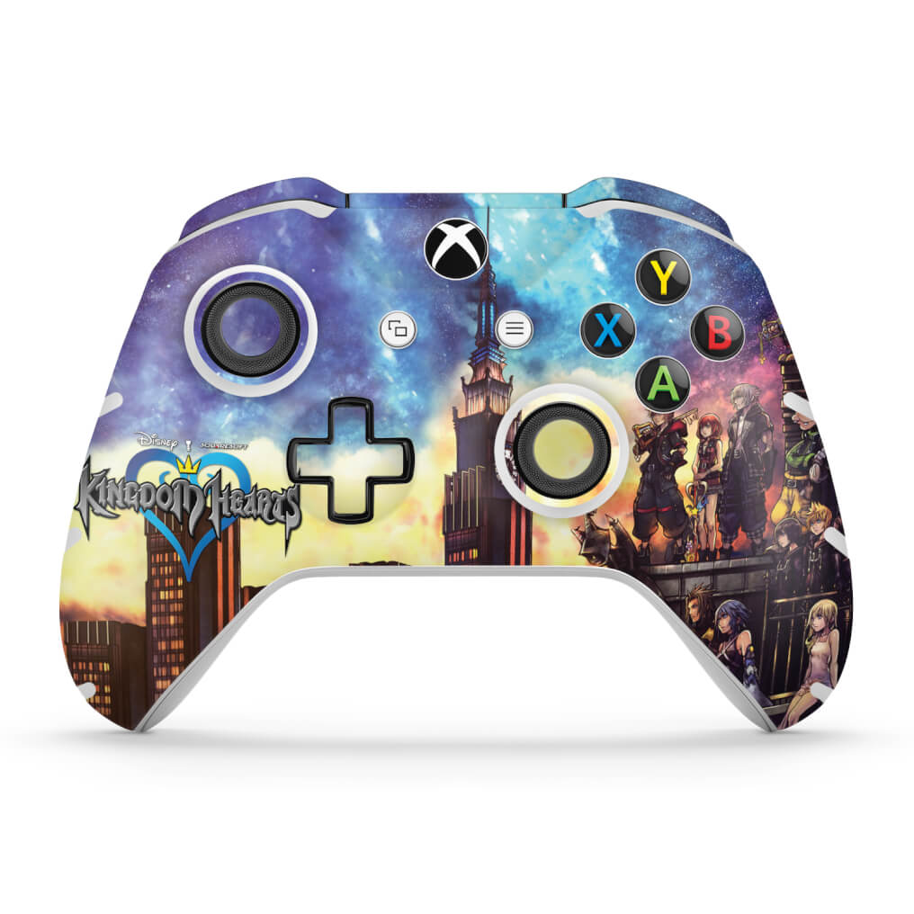 Skin Anti-Rage Xbox One Slim X Controle - Kingdom Hearts