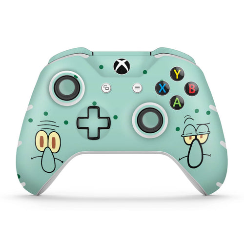 Skin Anti-Rage Xbox One Slim X Controle - Lula Molusco Bob Esponja
