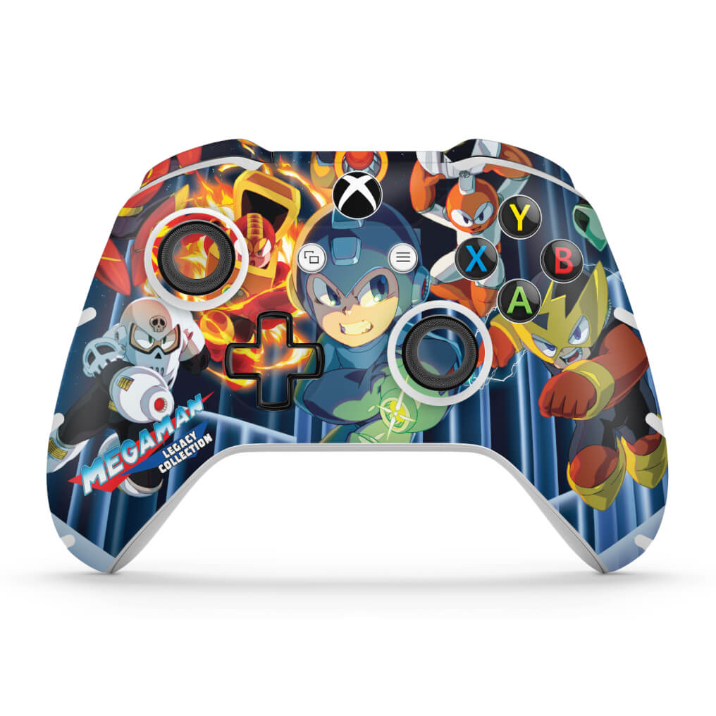 Skin Anti-Rage Xbox One Slim X Controle - Megaman Legacy Collection