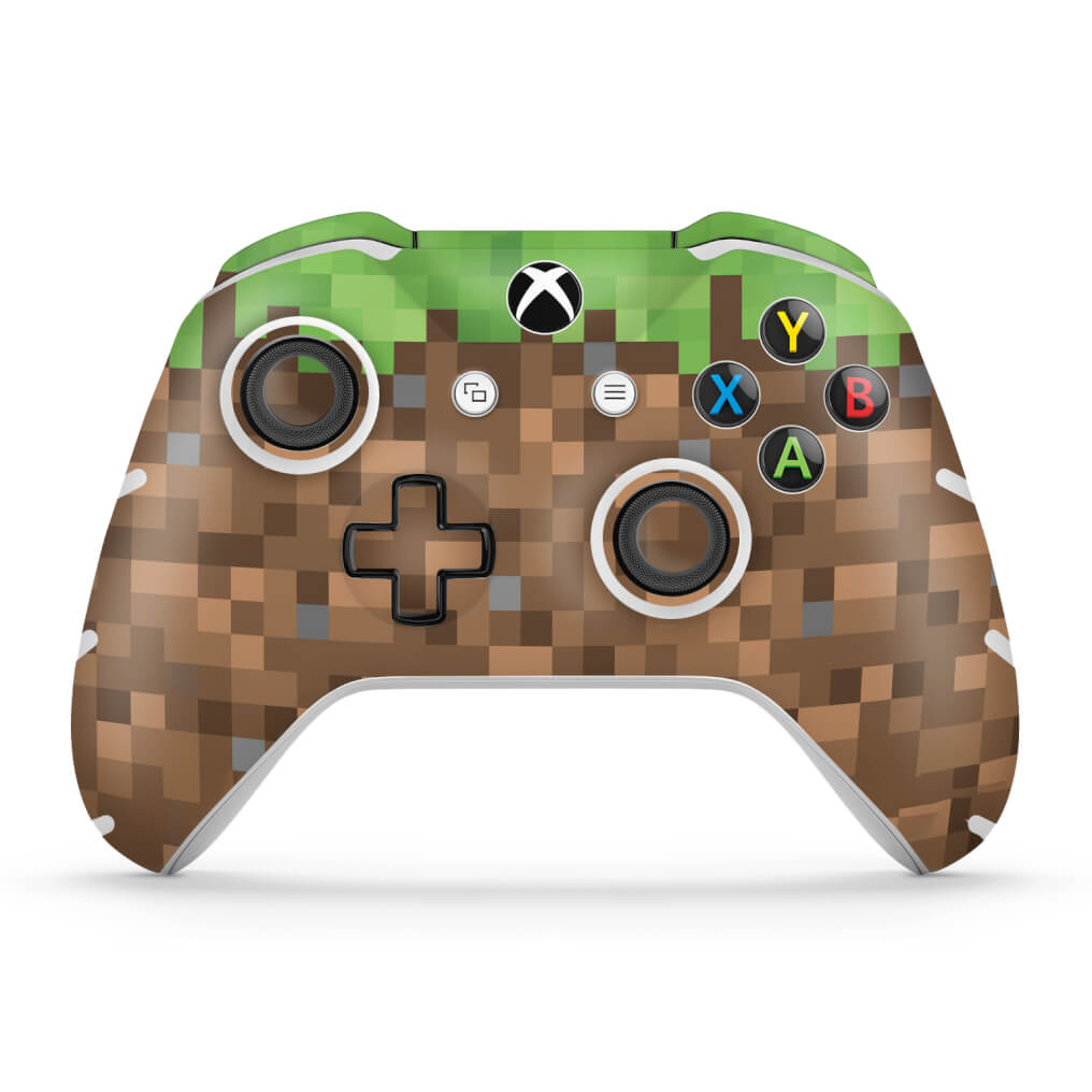 Skin Anti-Rage Xbox One Slim X Controle - Minecraft