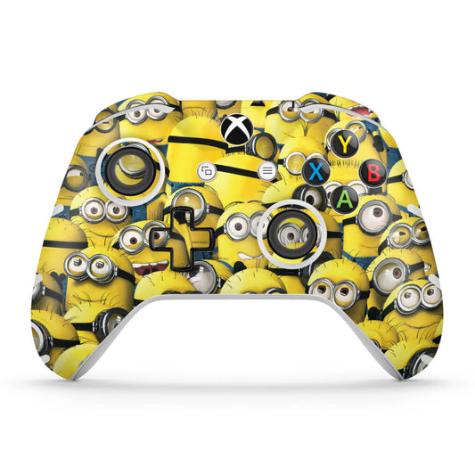 Skin Anti-Rage Xbox One Slim X Controle - Minions