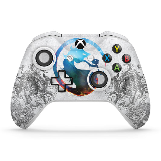 Skin Anti-Rage Xbox One Slim X Controle - Mortal Kombat 1