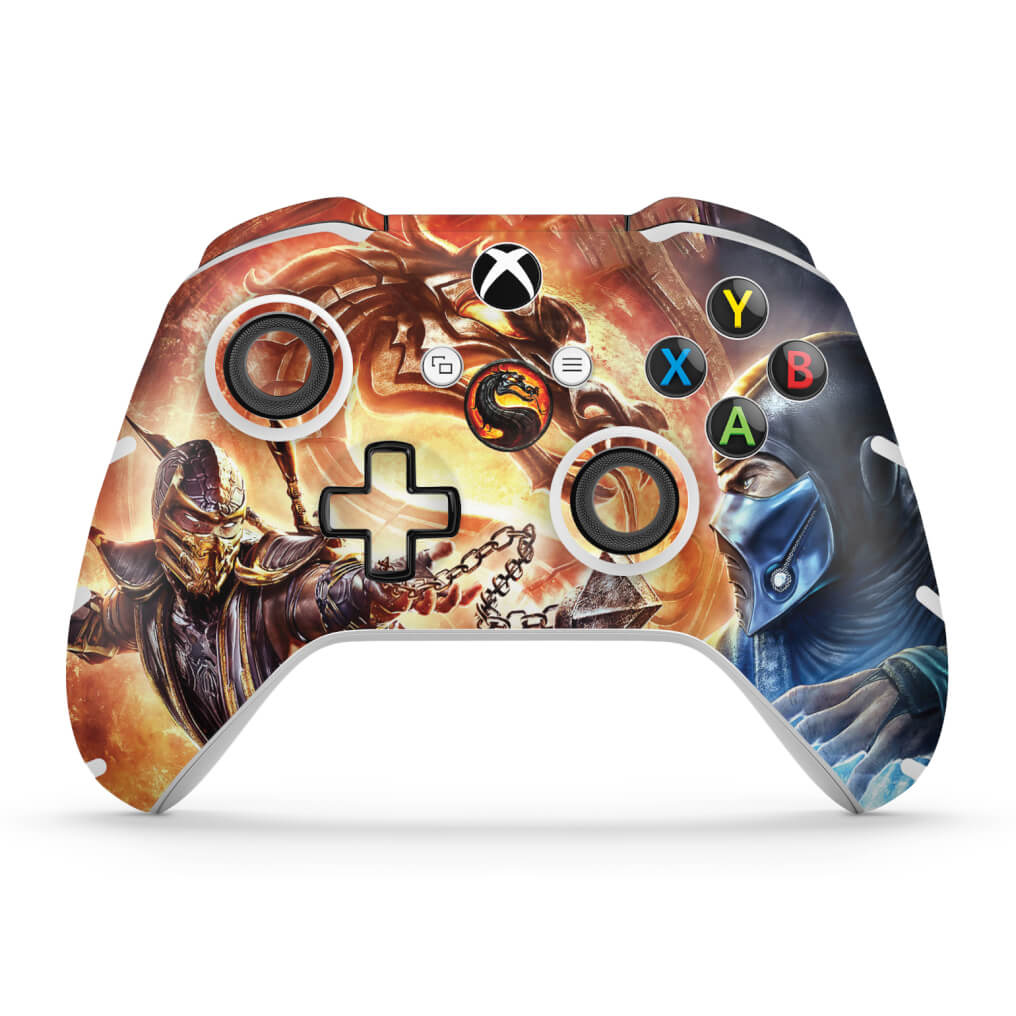 Skin Anti-Rage Xbox One Slim X Controle - Mortal Kombat