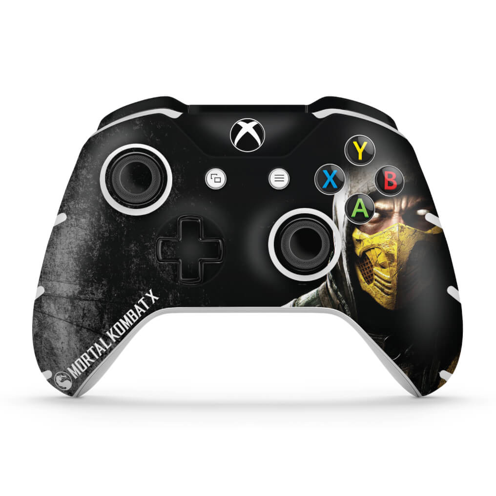 Skin Anti-Rage Xbox One Slim X Controle - Mortal Kombat X