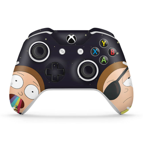 Skin Anti-Rage Xbox One Slim X Controle - Morty Rick and Morty