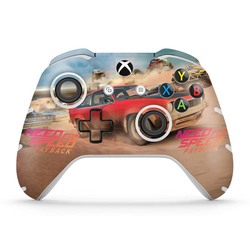 Skin Anti-Rage Xbox One Slim X Controle - Need For Speed Payback
