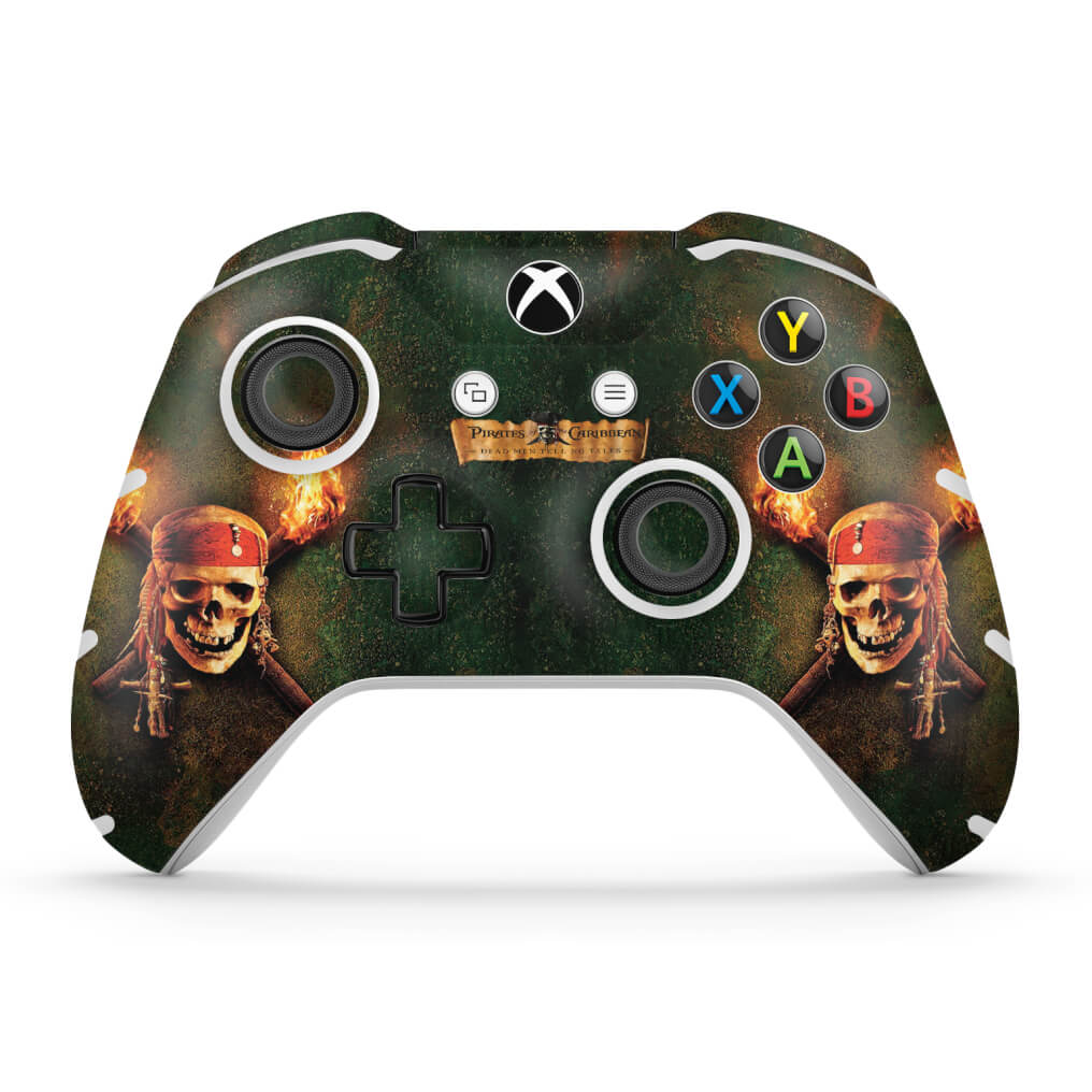 Skin Anti-Rage Xbox One Slim X Controle - Piratas do Caribe