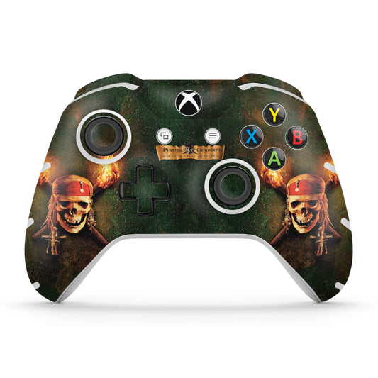 Skin Anti-Rage Xbox One Slim X Controle - Piratas do Caribe