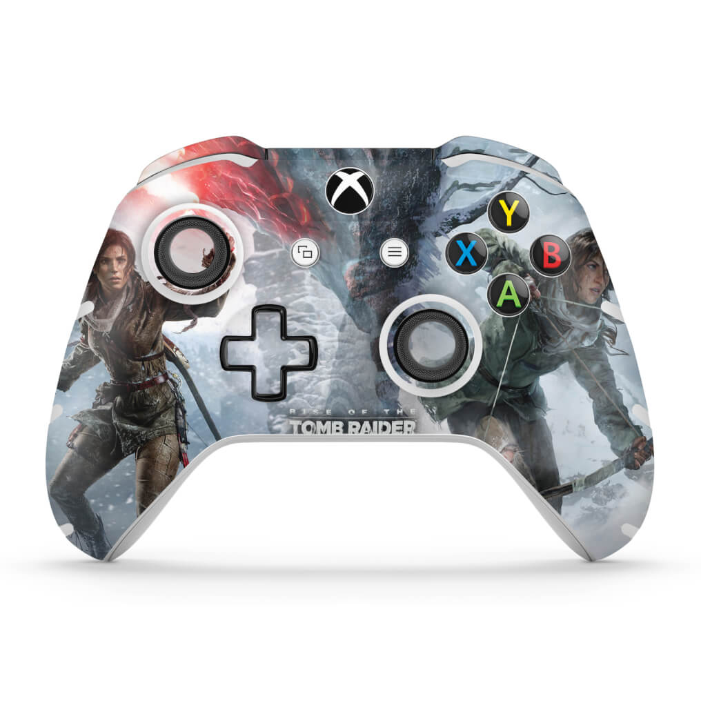 Skin Anti-Rage Xbox One Slim X Controle - Rise of the Tomb Raider