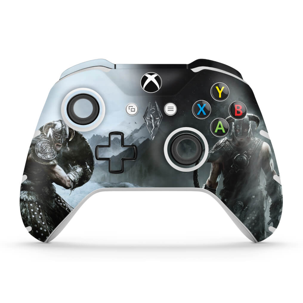 Skin Anti-Rage Xbox One Slim X Controle - Skyrim