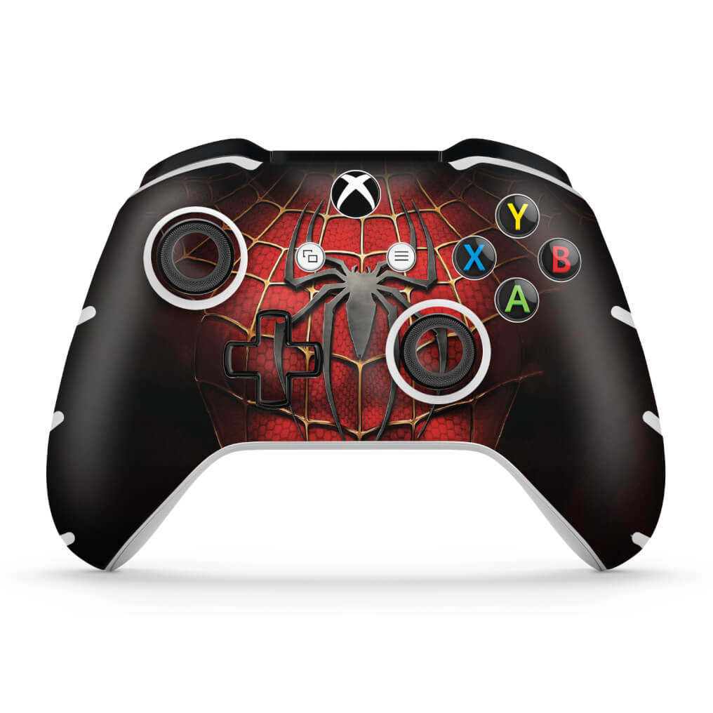 Skin Anti-Rage Xbox One Slim X Controle - Spider Man - Homem Aranha