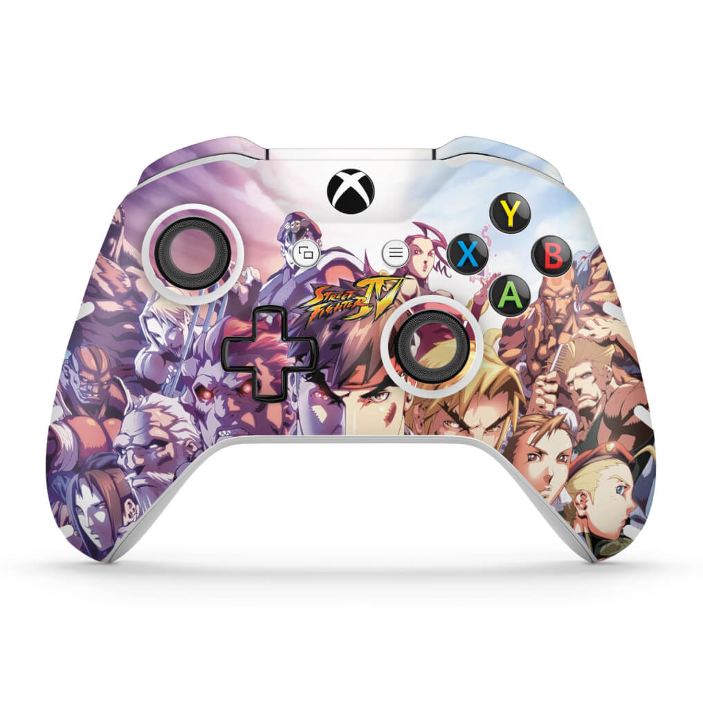 Skin Anti-Rage Xbox One Slim X Controle - Street Fighter