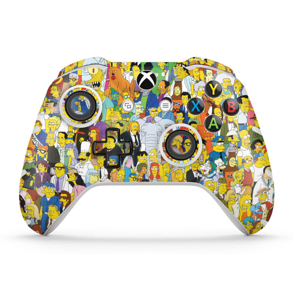 Skin Anti-Rage Xbox One Slim X Controle - The Simpsons