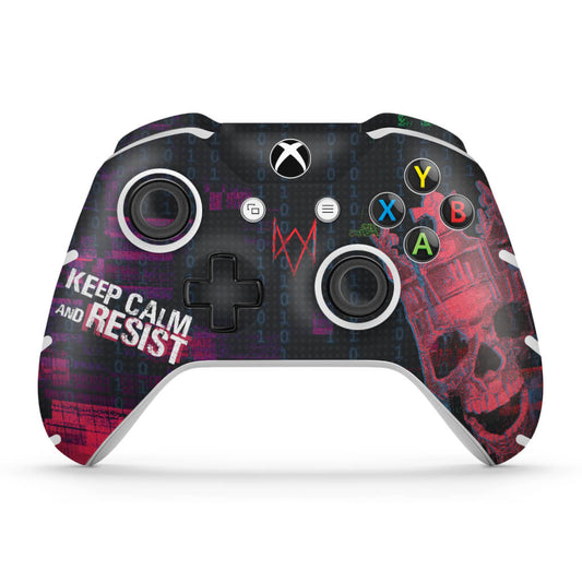 Skin Anti-Rage Xbox One Slim X Controle - Watch Dogs Legion