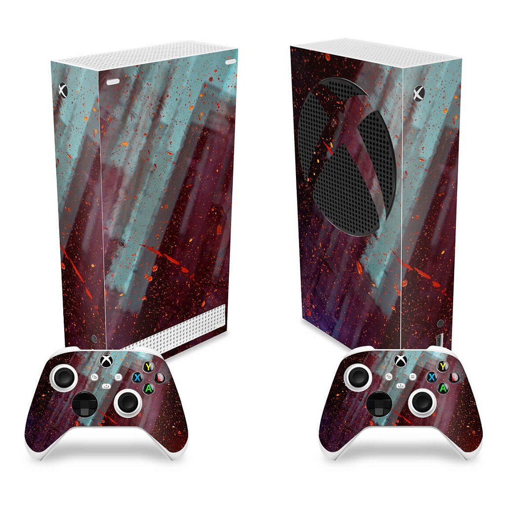 Skin Anti-Rage Xbox Series S Vertical - Abstrato #100