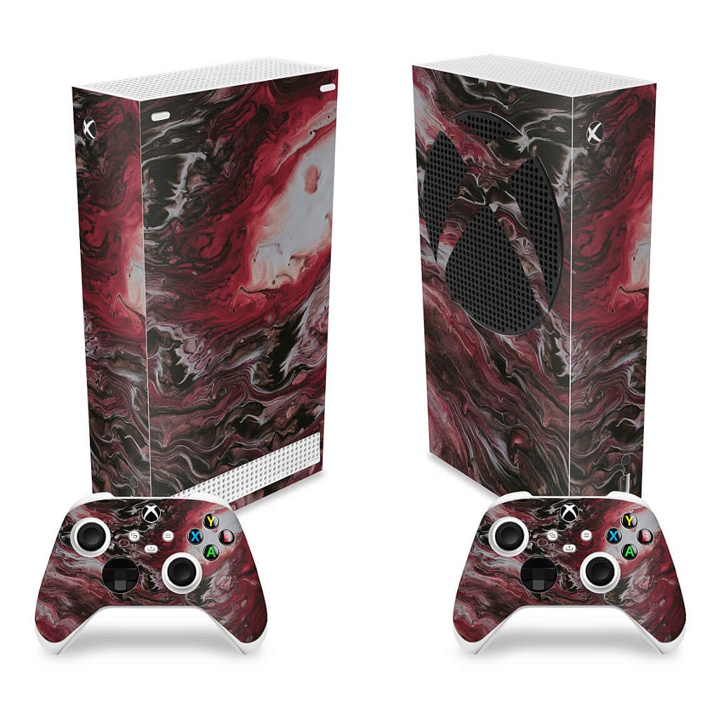 Skin Anti-Rage Xbox Series S Vertical - Abstrato #104