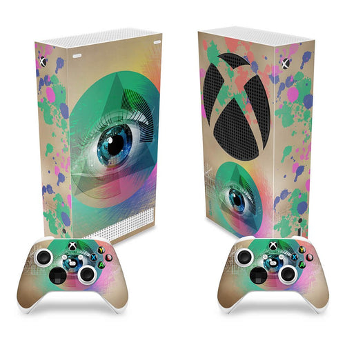 Skin Anti-Rage Xbox Series S Vertical - Abstrato #89