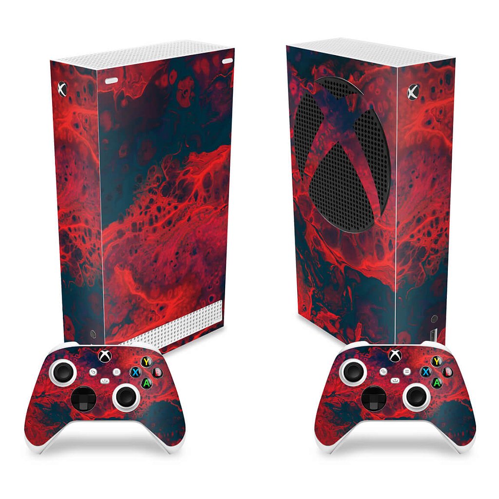 Skin Anti-Rage Xbox Series S Vertical - Abstrato #98