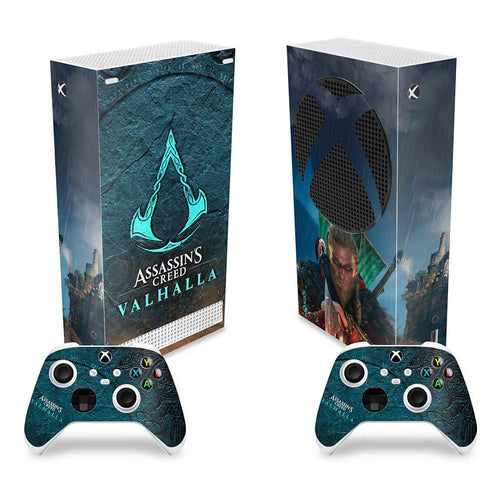 Skin Anti-Rage Xbox Series S Vertical - Assassin's Creed Valhalla