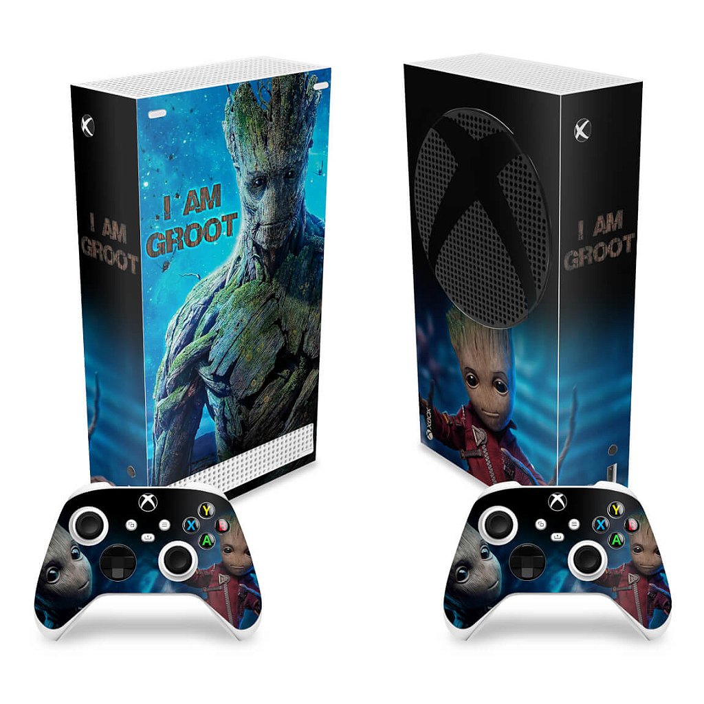 Skin Anti-Rage Xbox Series S Vertical - Baby Groot