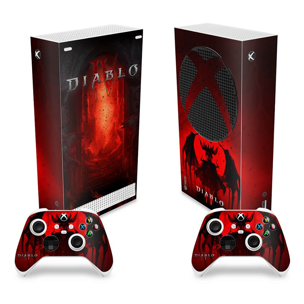Skin Anti-Rage Xbox Series S Vertical - Diablo IV 4