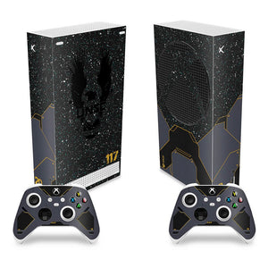 Skin Anti-Rage Xbox Series S Vertical - Halo Infinite Bundle