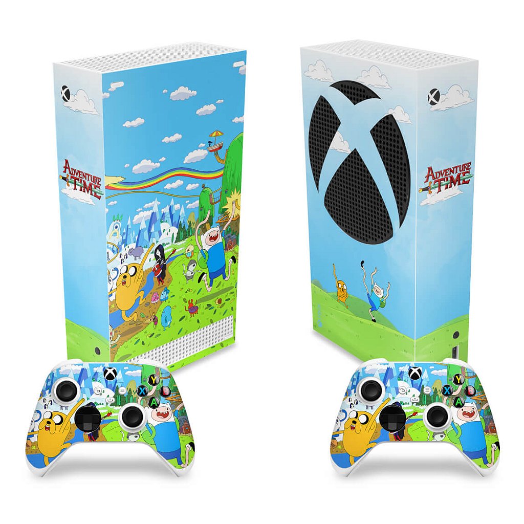 Skin Anti-Rage Xbox Series S Vertical - Hora de Aventura