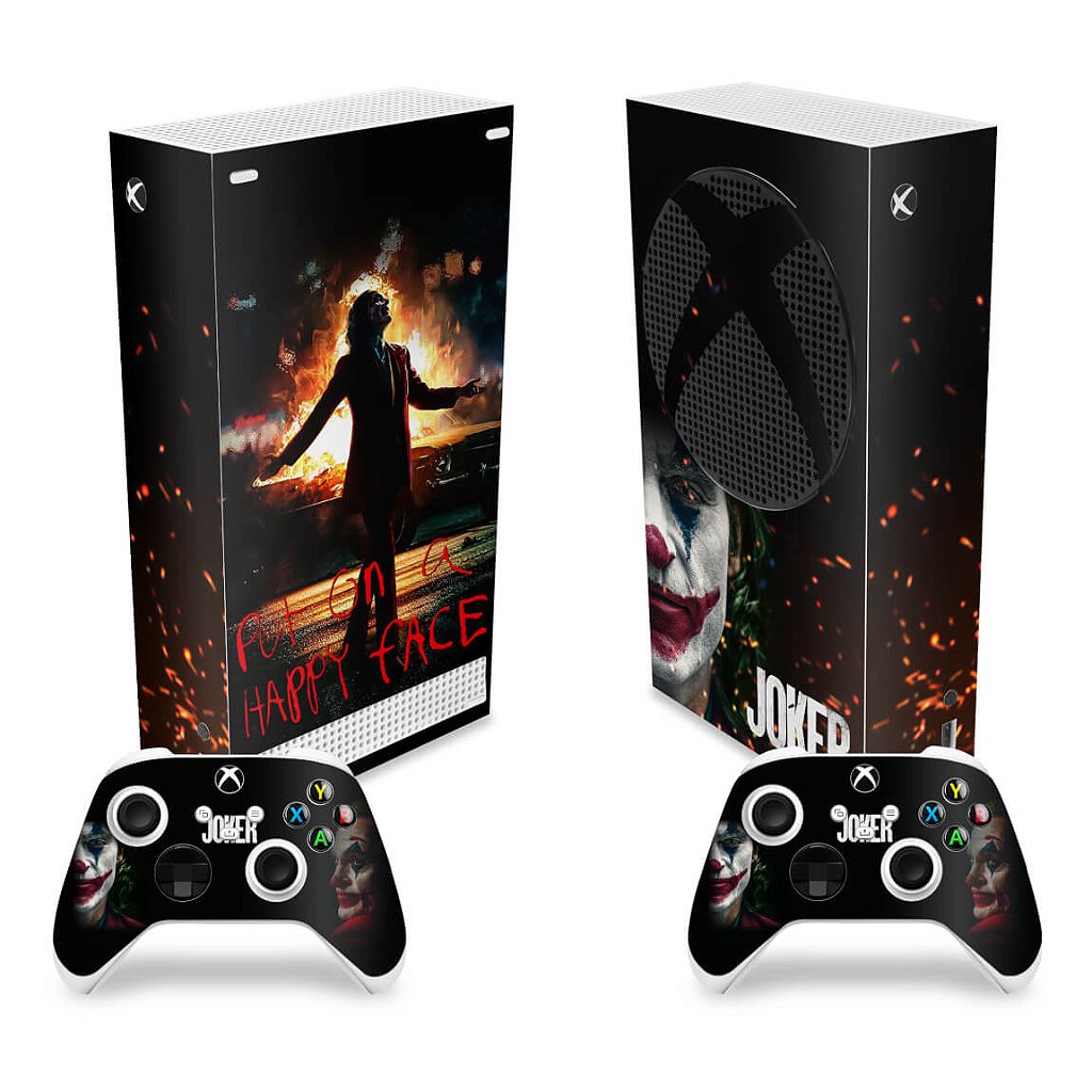 Skin Anti-Rage Xbox Series S Vertical - Joker Filme