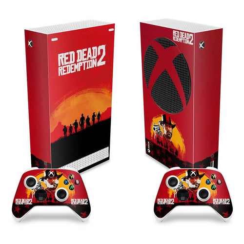 Skin Anti-Rage Xbox Series S Vertical - Red Dead Redemption 2